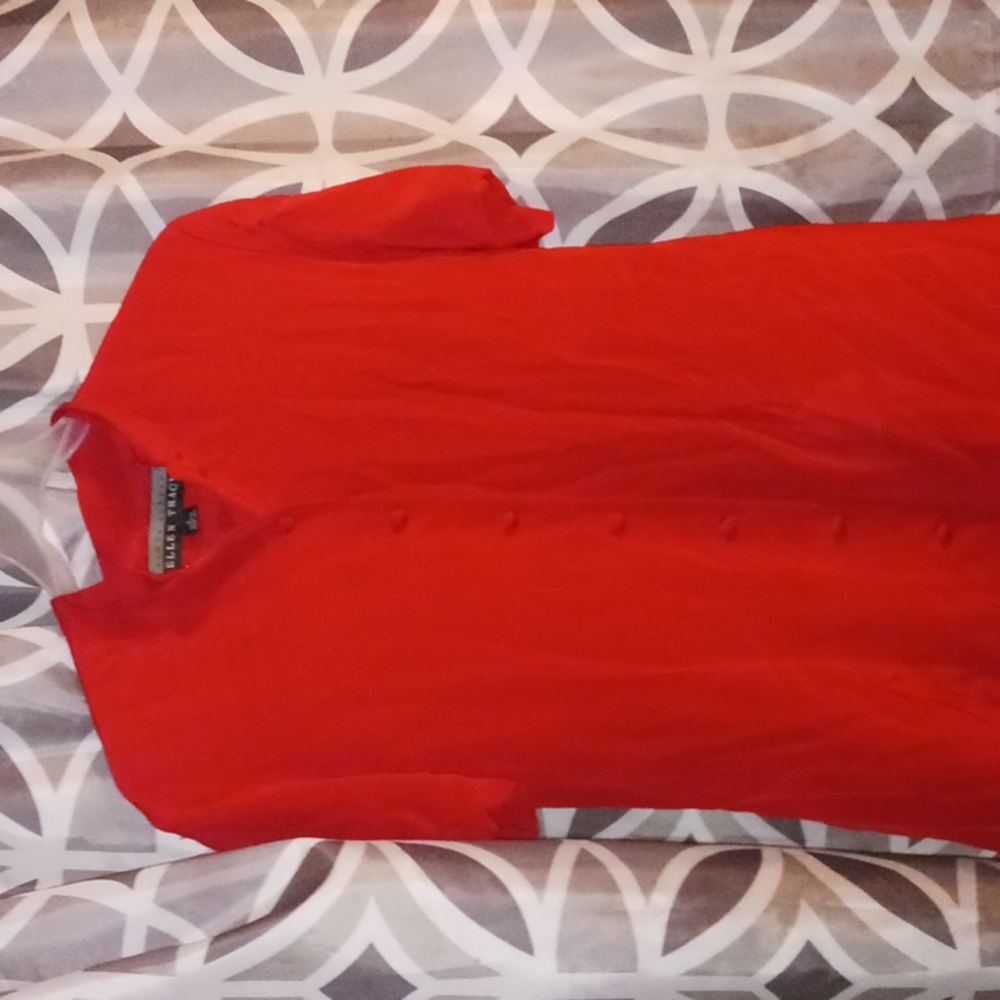Ellen tracey vintage with shoulder pads dress
